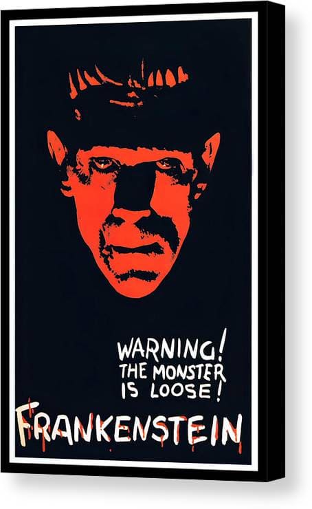 Frankenstein - 1931 Horror Canvas Print