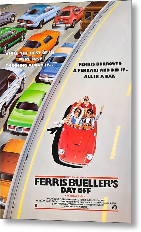 Ferris Buellers Day Off - 1986 Metal Print