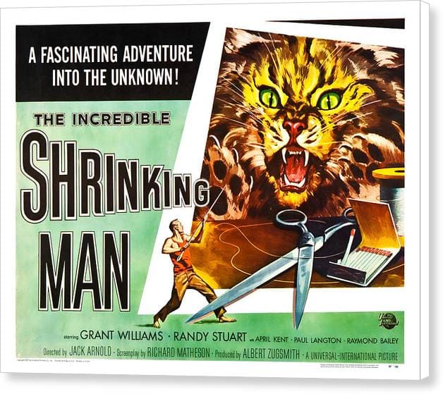 The Incredible Shrinking Man - 1957 Sci-Fi Horror Canvas Print