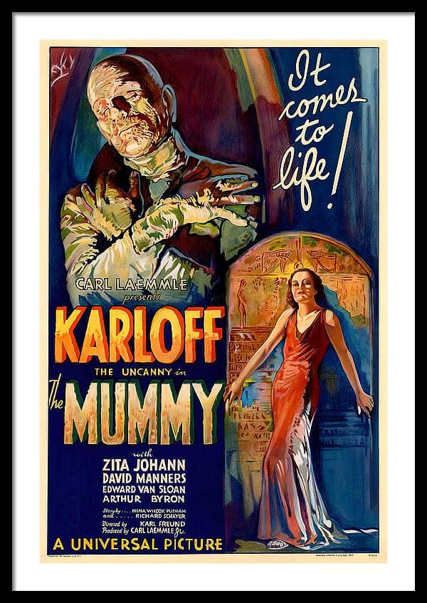 The Mummy - 1932 Fantasy Horror Framed Print