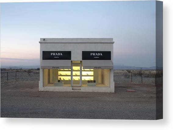Prada Marfa Canvas Print