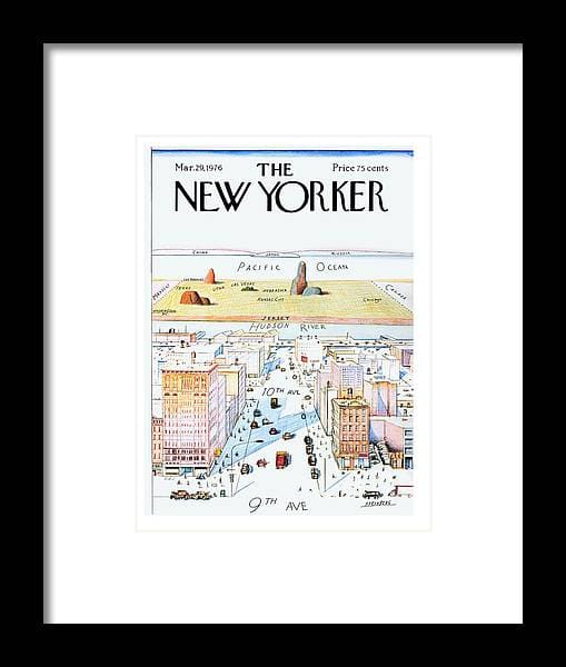 New Yorker March 29, 1976 Framed Print