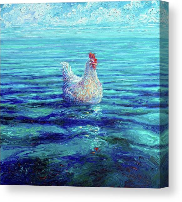 Chicken Of The Sea Canvas Print
