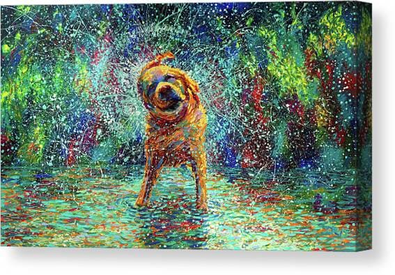 Shakin' Jake Canvas Print
