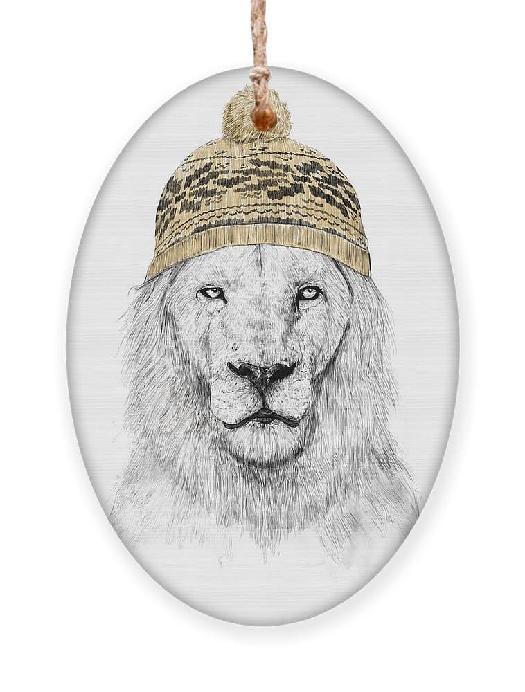 Winter Lion Ornament