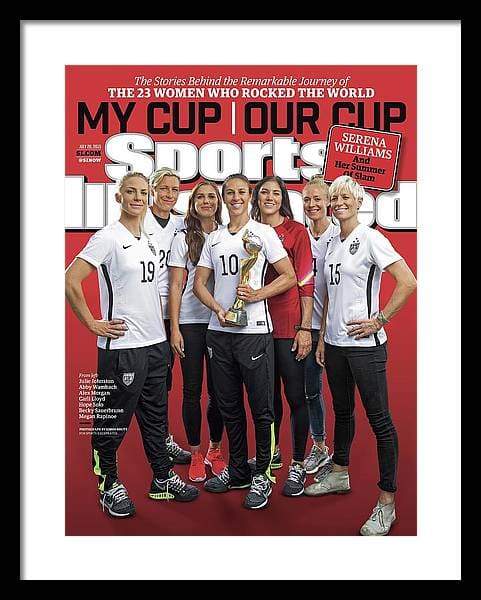 Us Womens National Team 2015 Fifa Womens World Cup Champions Sports Illustrated Cover Framed Print