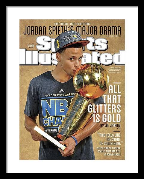 All That Glitters Is Gold Sports Illustrated Cover Framed Print