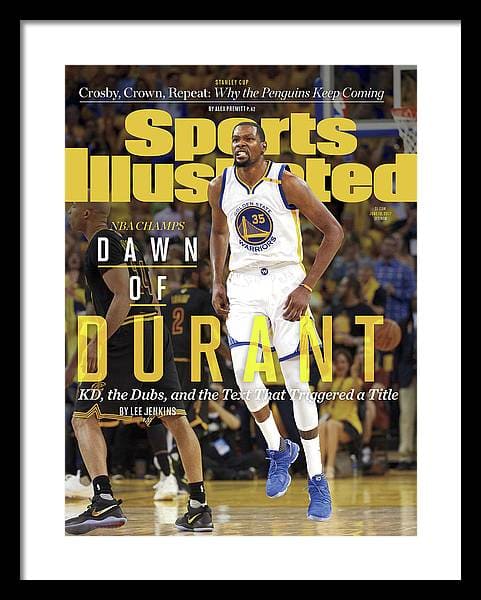 Dawn Of Durant Kd, The Dubs, And The Text That Triggered A Sports Illustrated Cover Framed Print